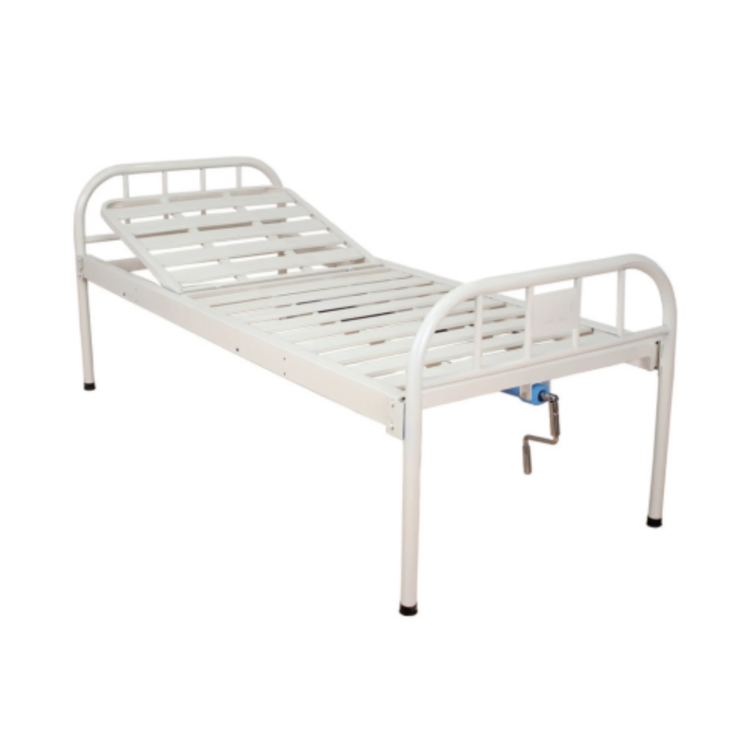 Crank Manual Hospital Bed Single Function Design